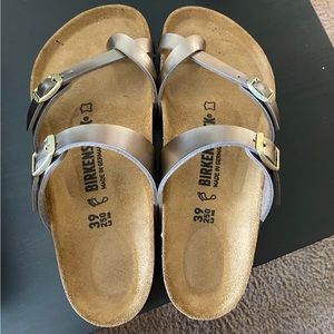 Birkenstock Mayari Electric Metallic Taupe